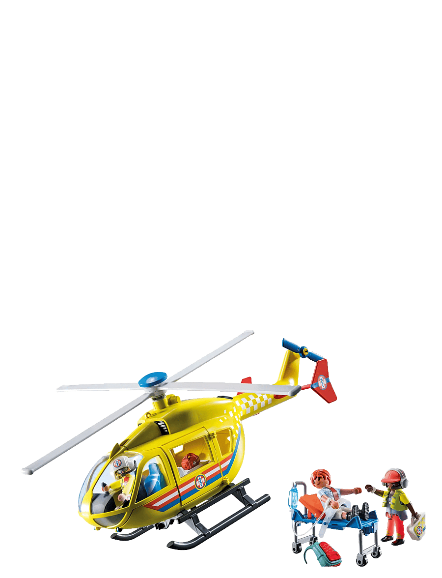 PLAYMOBIL - Rescue Helicopter - playmobil city life - multicolored - 3