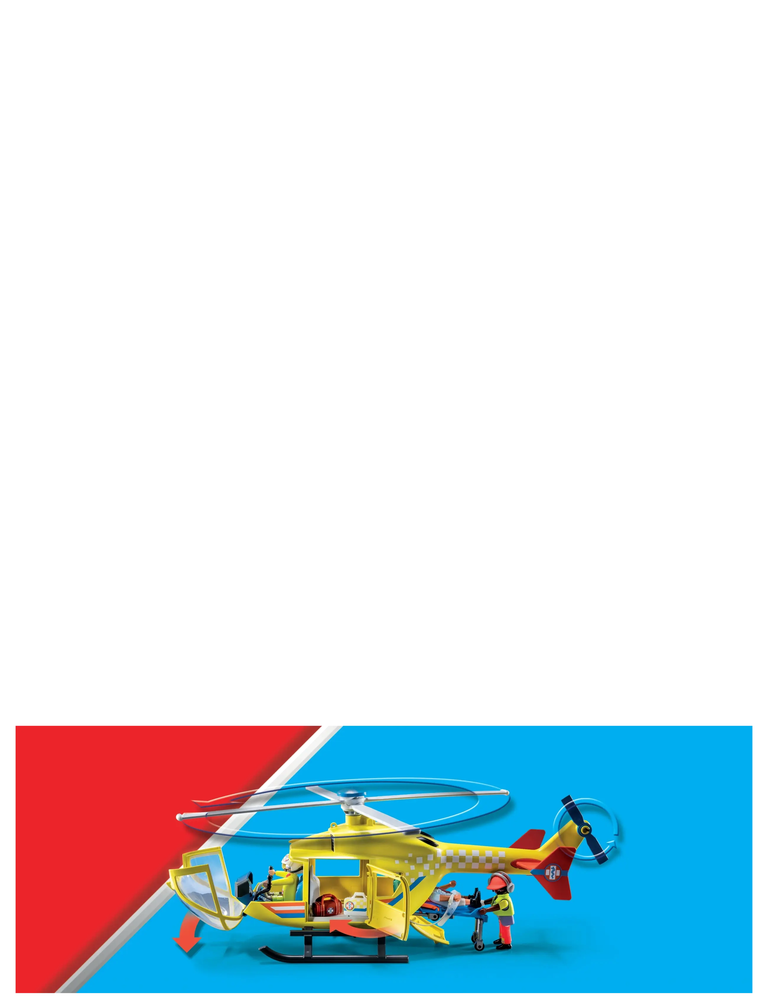 PLAYMOBIL - PLAYMOBIL City Life Redningshelikopter - 71203 - playmobil city life - multicolored - 5