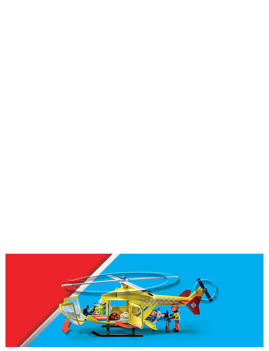 PLAYMOBIL - Rescue Helicopter - playmobil city life - multicolored - 5