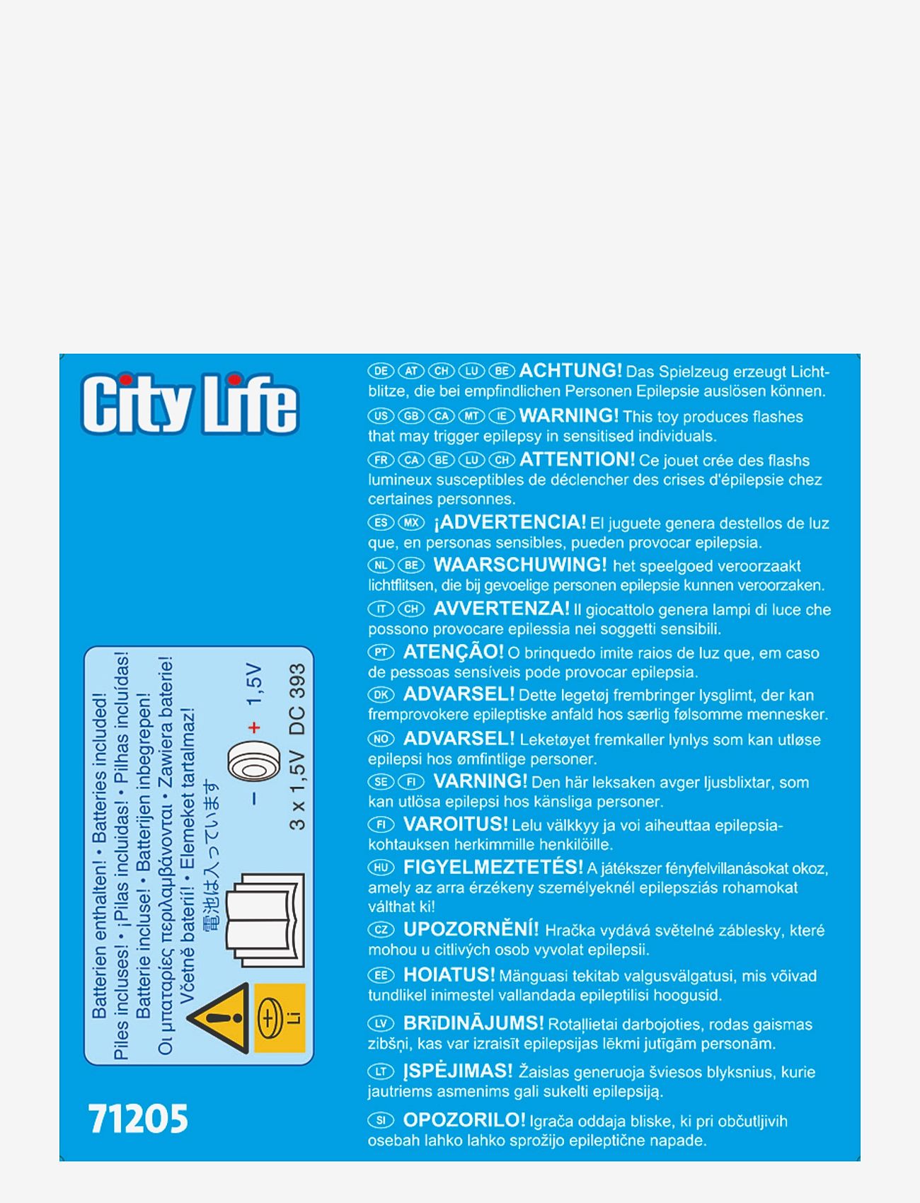 PLAYMOBIL - PLAYMOBIL City Life Rescue Motorcycle with Flashing Light - 71205 - playmobil city life - multicolored - 2