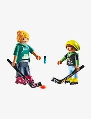 PLAYMOBIL - PLAYMOBIL DuoPacks Roller Hockey - 71209 - lowest prices - multicolored - 1