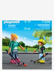PLAYMOBIL - PLAYMOBIL DuoPacks Inline-hockey - 71209 - laveste priser - multicolored - 2