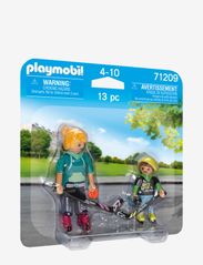 PLAYMOBIL - PLAYMOBIL DuoPacks Roller Hockey - 71209 - alhaisimmat hinnat - multicolored - 3