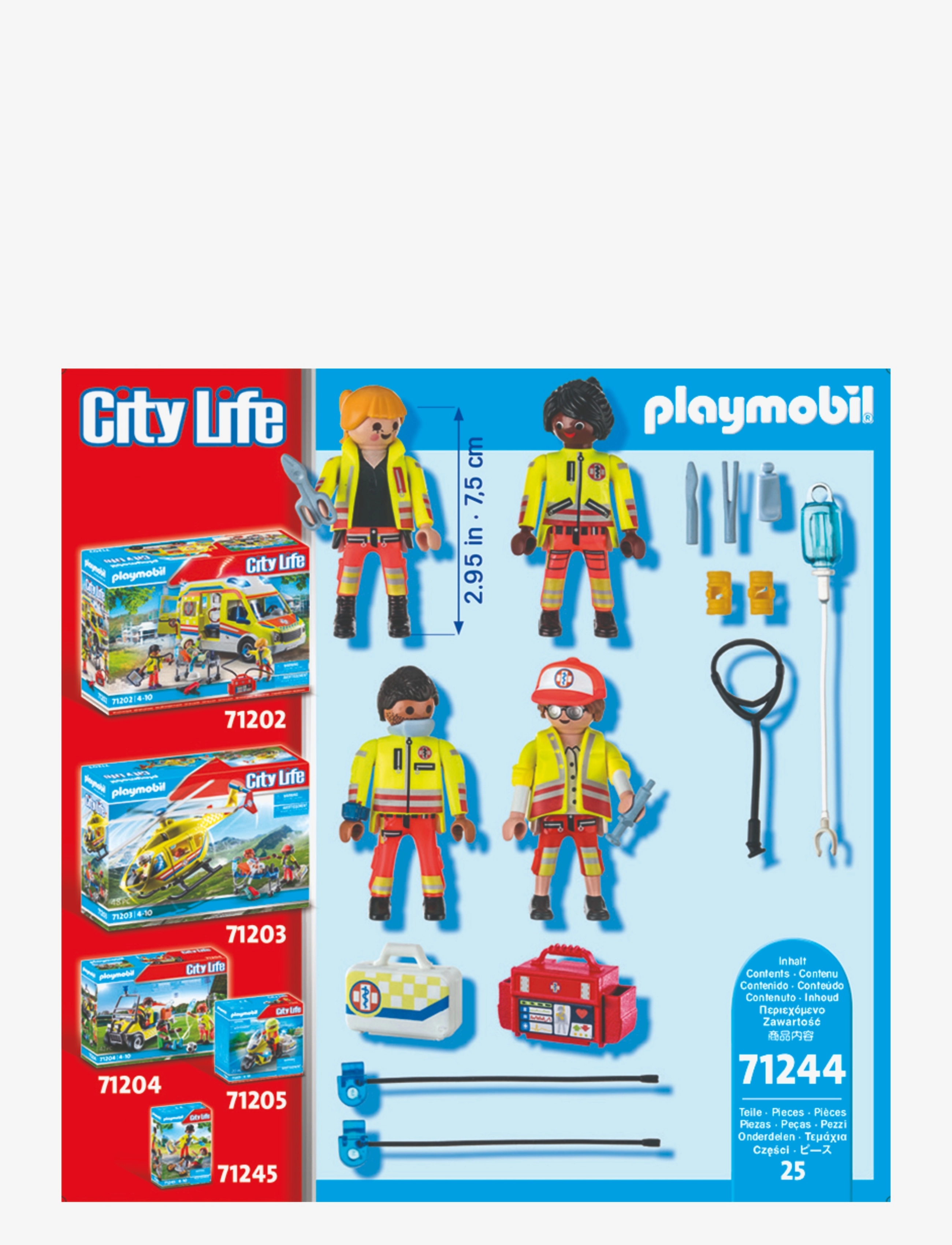 PLAYMOBIL - PLAYMOBIL City Life Redningsmandskab - 71244 - playmobil city life - multicolored - 3