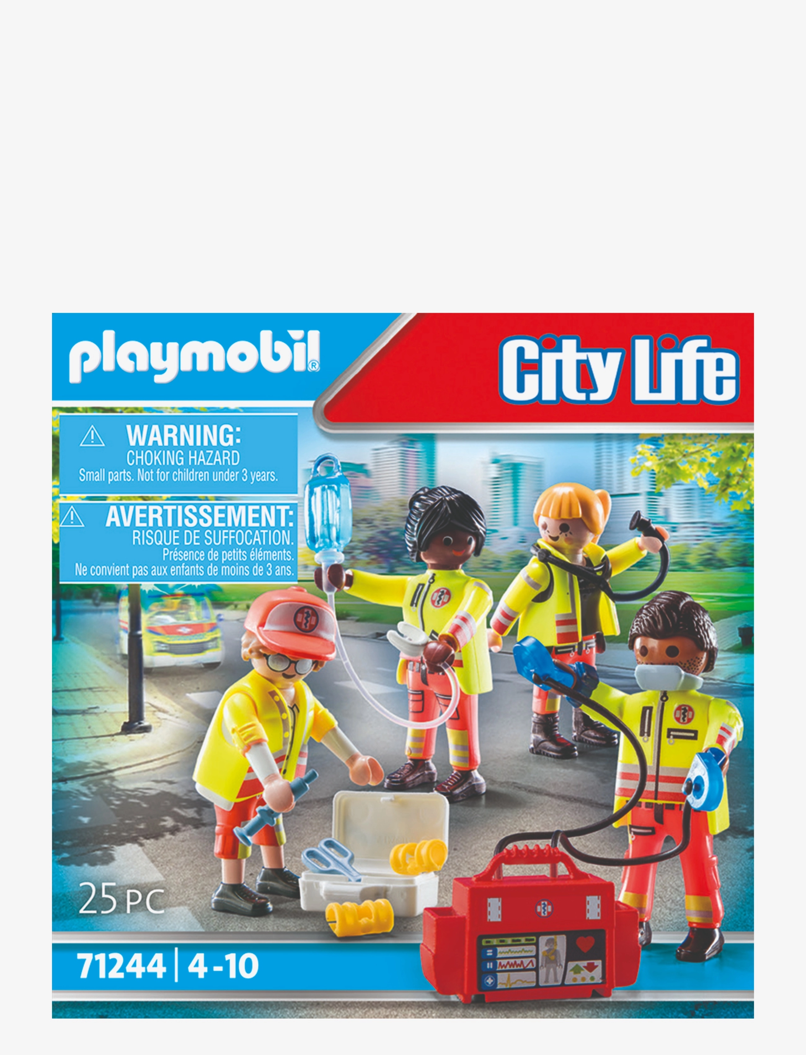 PLAYMOBIL - PLAYMOBIL City Life Redningsmandskab - 71244 - playmobil city life - multicolored - 4