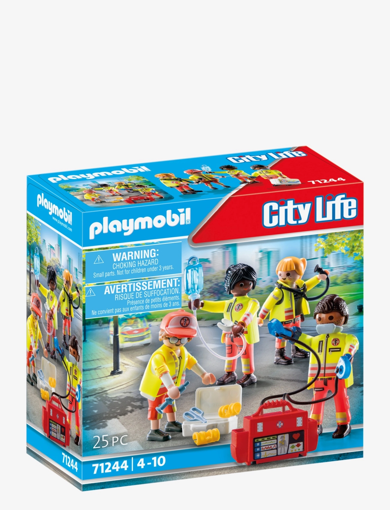 PLAYMOBIL - PLAYMOBIL City Life Redningsmandskab - 71244 - playmobil city life - multicolored - 5