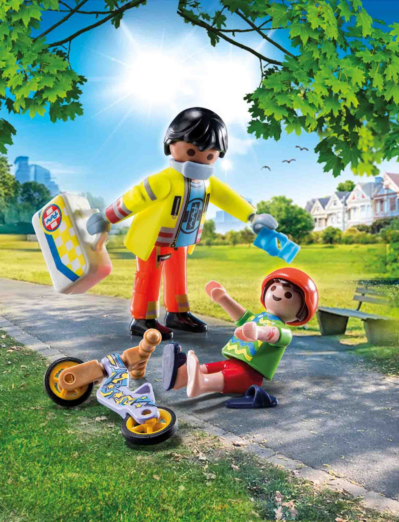 PLAYMOBIL - PLAYMOBIL City Life Paramedic with Patient - 71245 - playmobil city life - multicolored - 1