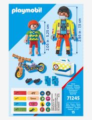 PLAYMOBIL - PLAYMOBIL City Life Paramedic with Patient - 71245 - playmobil city life - multicolored - 3