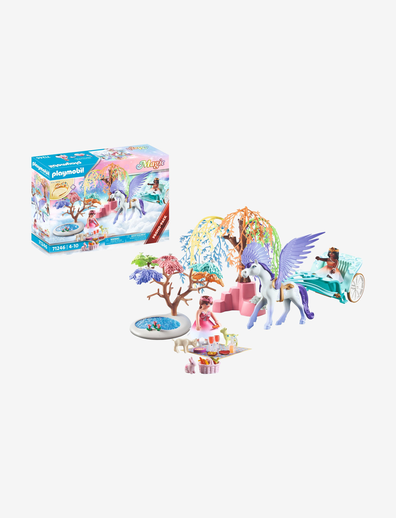 PLAYMOBIL - PLAYMOBIL Magic Picnic med pegasushestevogn - 71246 - playmobil magic - multicolored - 1