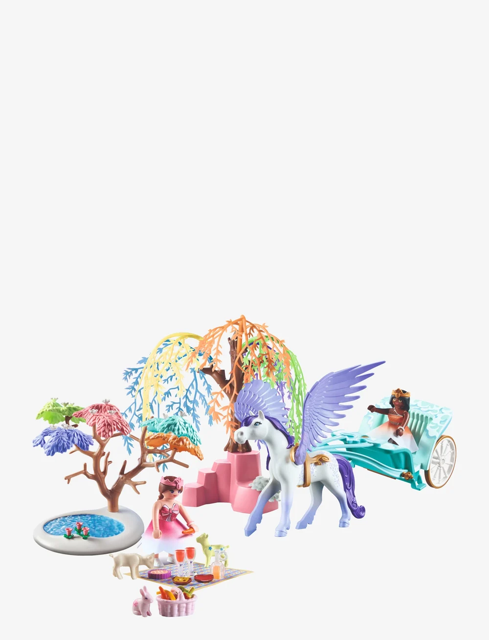 PLAYMOBIL - PLAYMOBIL Magic Picnic with Pegasus Carriage - 71246 - playmobil magic - multicolored - 2
