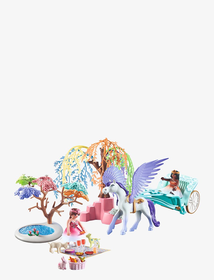PLAYMOBIL - PLAYMOBIL Magic Picnic with Pegasus Carriage - 71246 - playmobil magic - multicolored - 2