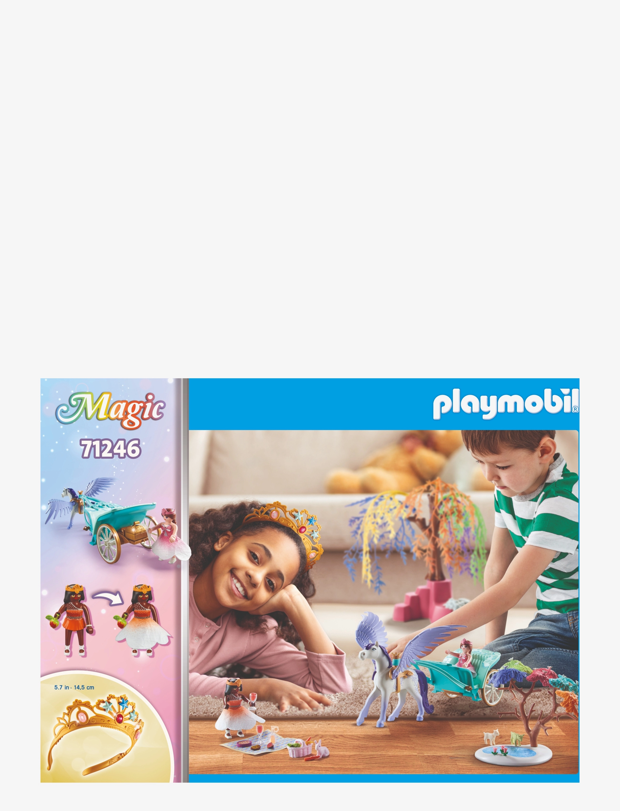 PLAYMOBIL - PLAYMOBIL Magic Piknik med Pegasus-vogn - 71246 - playmobil magic - multicolored - 3