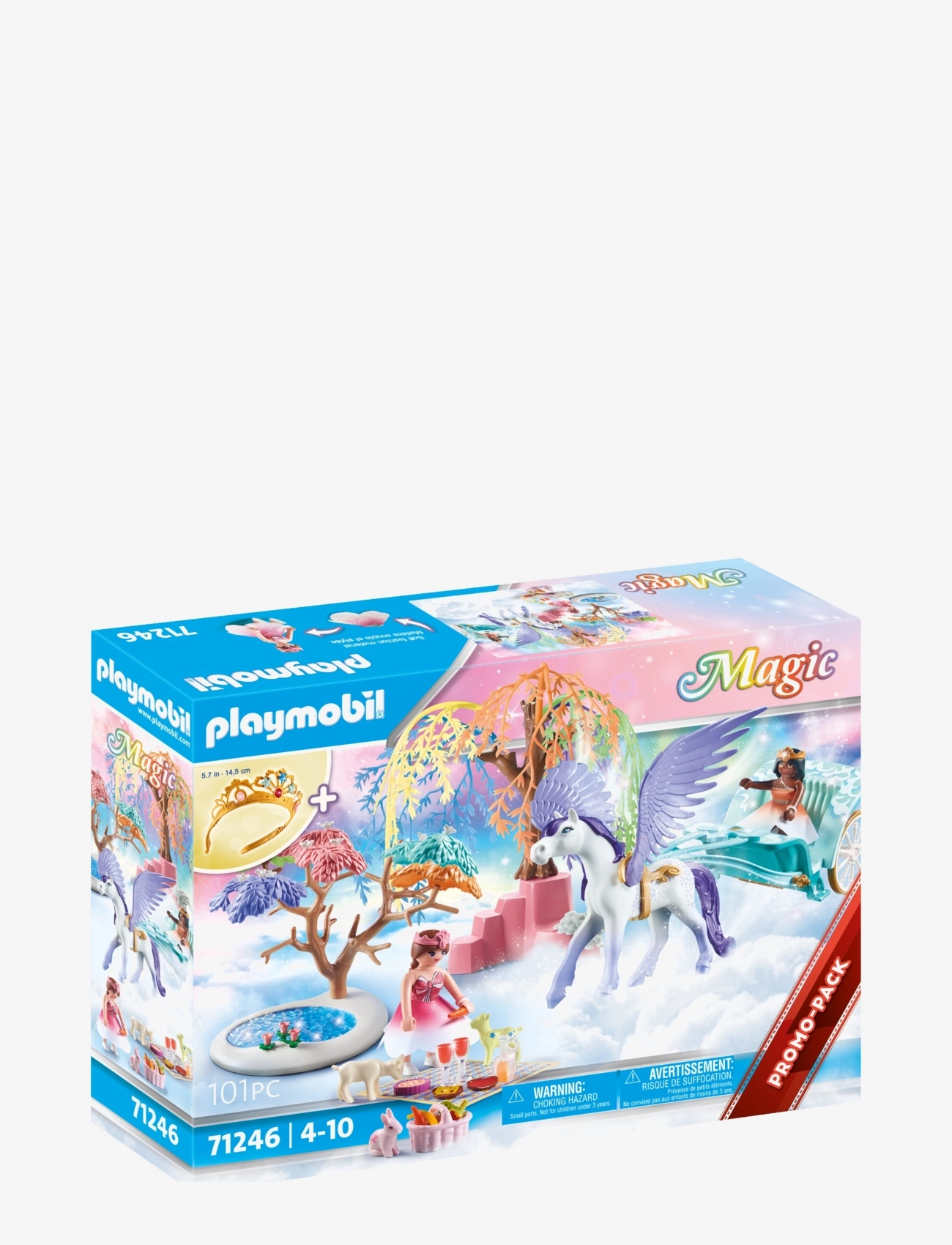 PLAYMOBIL - PLAYMOBIL Magic Piknik med Pegasus-vogn - 71246 - playmobil magic - multicolored - 4