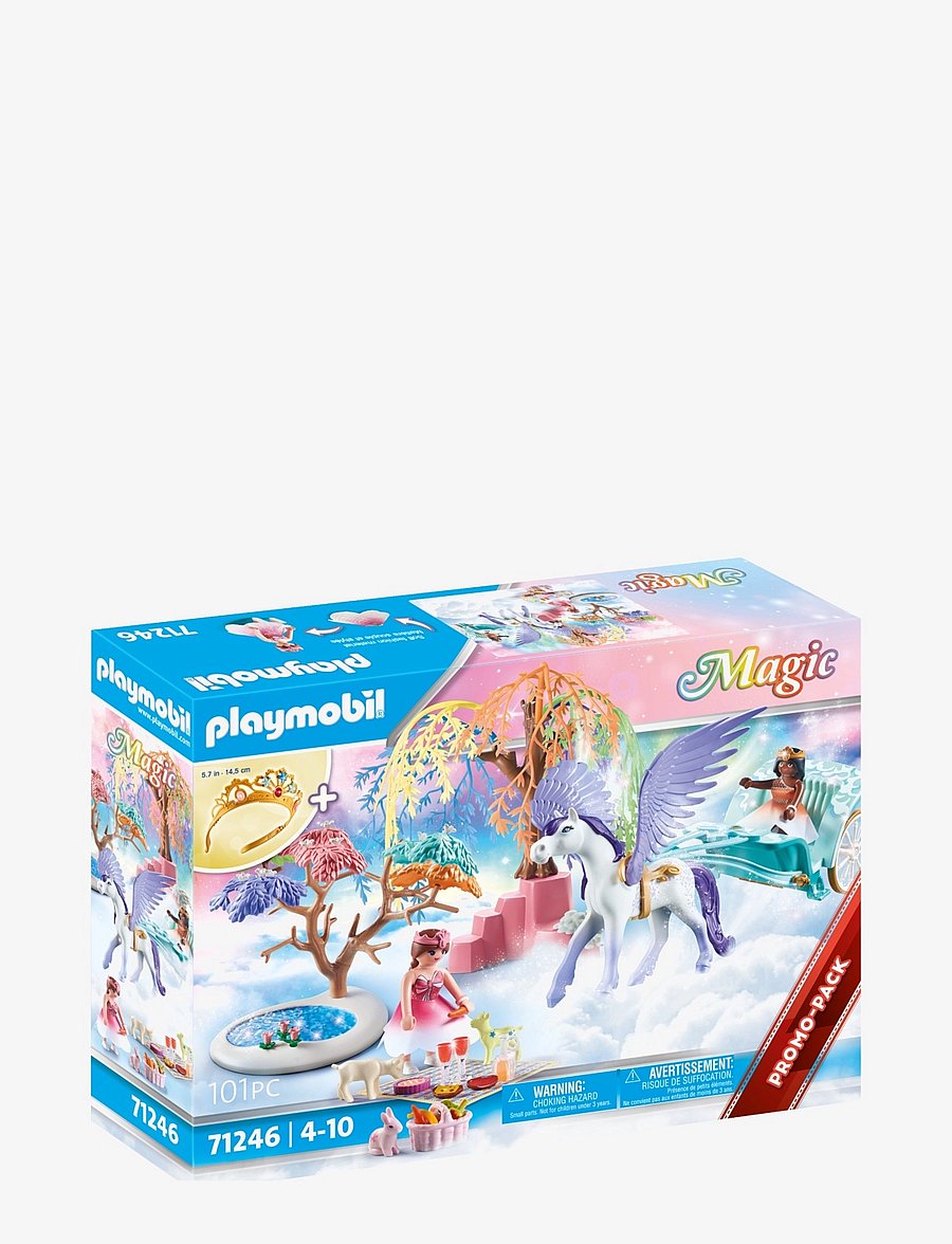 PLAYMOBIL - PLAYMOBIL Magic Picnic with Pegasus Carriage - 71246 - playmobil magic - multicolored - 4