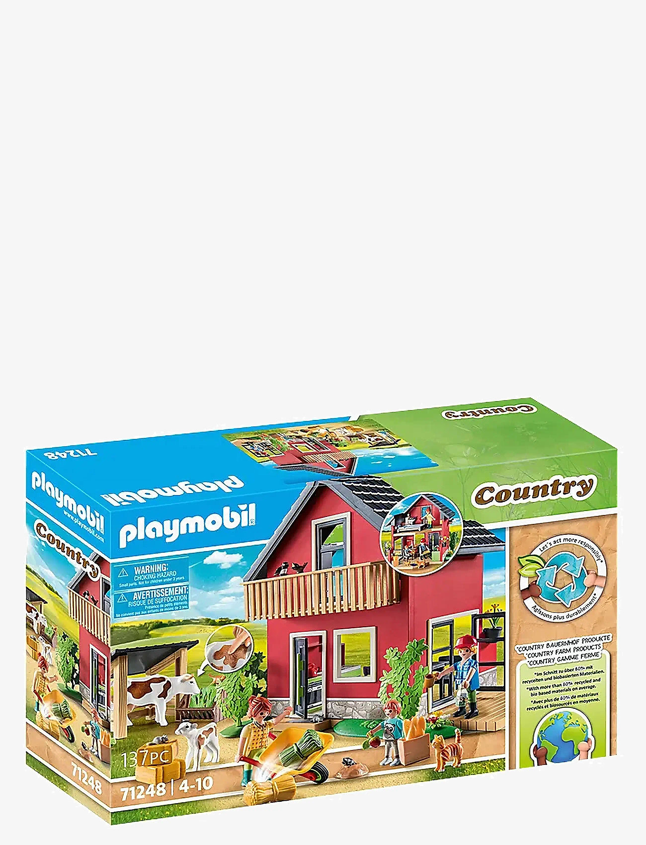 PLAYMOBIL Country Farmhouse with Outdoor Area 71248