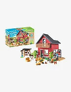 PLAYMOBIL Country Farmhouse with Outdoor Area - 71248 - MULTICOLORED