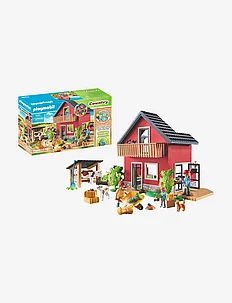 PLAYMOBIL Country Farmhouse with Outdoor Area - 71248, PLAYMOBIL