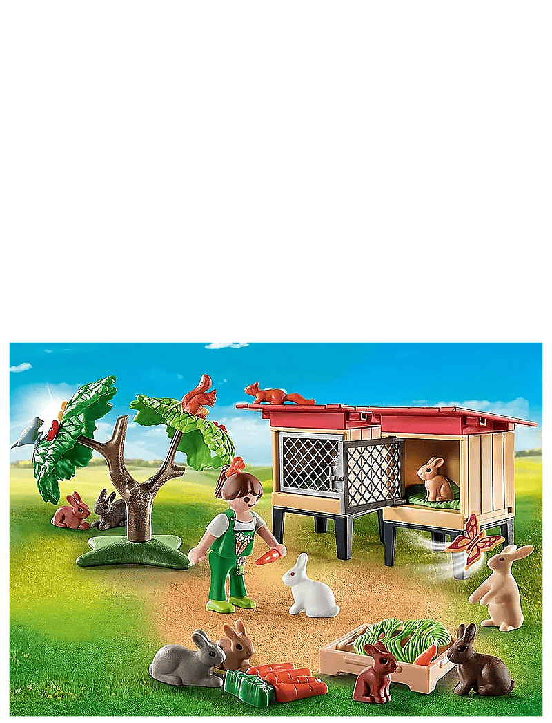 PLAYMOBIL - PLAYMOBIL Country Rabbit Hutch - 71252 - playmobil country - multicolored - 4