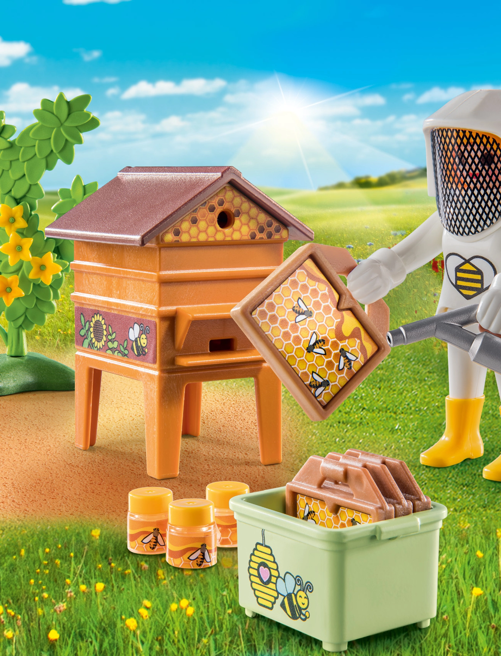 PLAYMOBIL - PLAYMOBIL Country Kvindelig biavler - 71253 - playmobil country - multicolored - 5