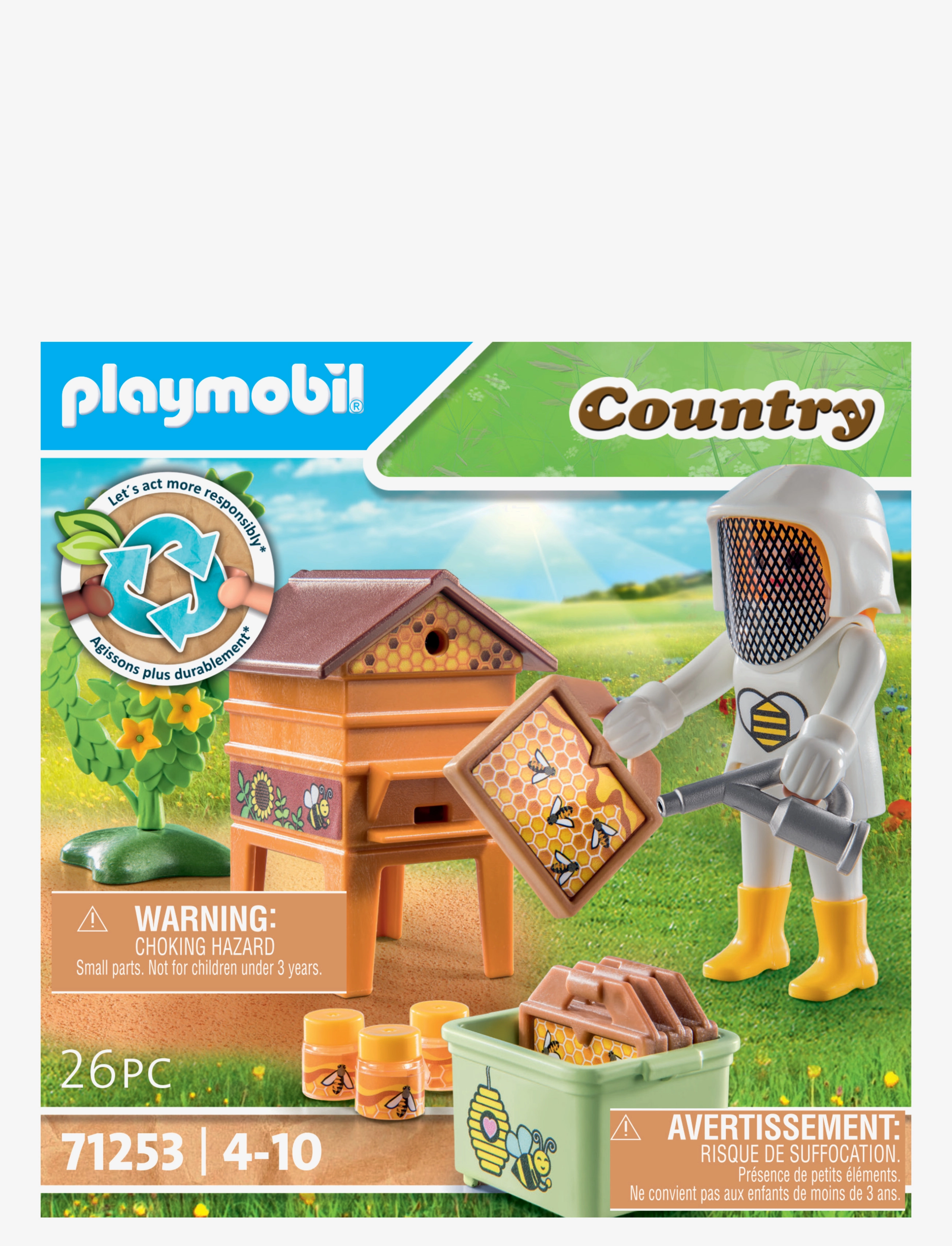 PLAYMOBIL - PLAYMOBIL Country Kvindelig biavler - 71253 - playmobil country - multicolored - 4