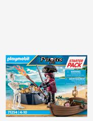 PLAYMOBIL - PLAYMOBIL Starter Pack Pirat med roddbåt - 71254 - lägsta priserna - multicolored - 3