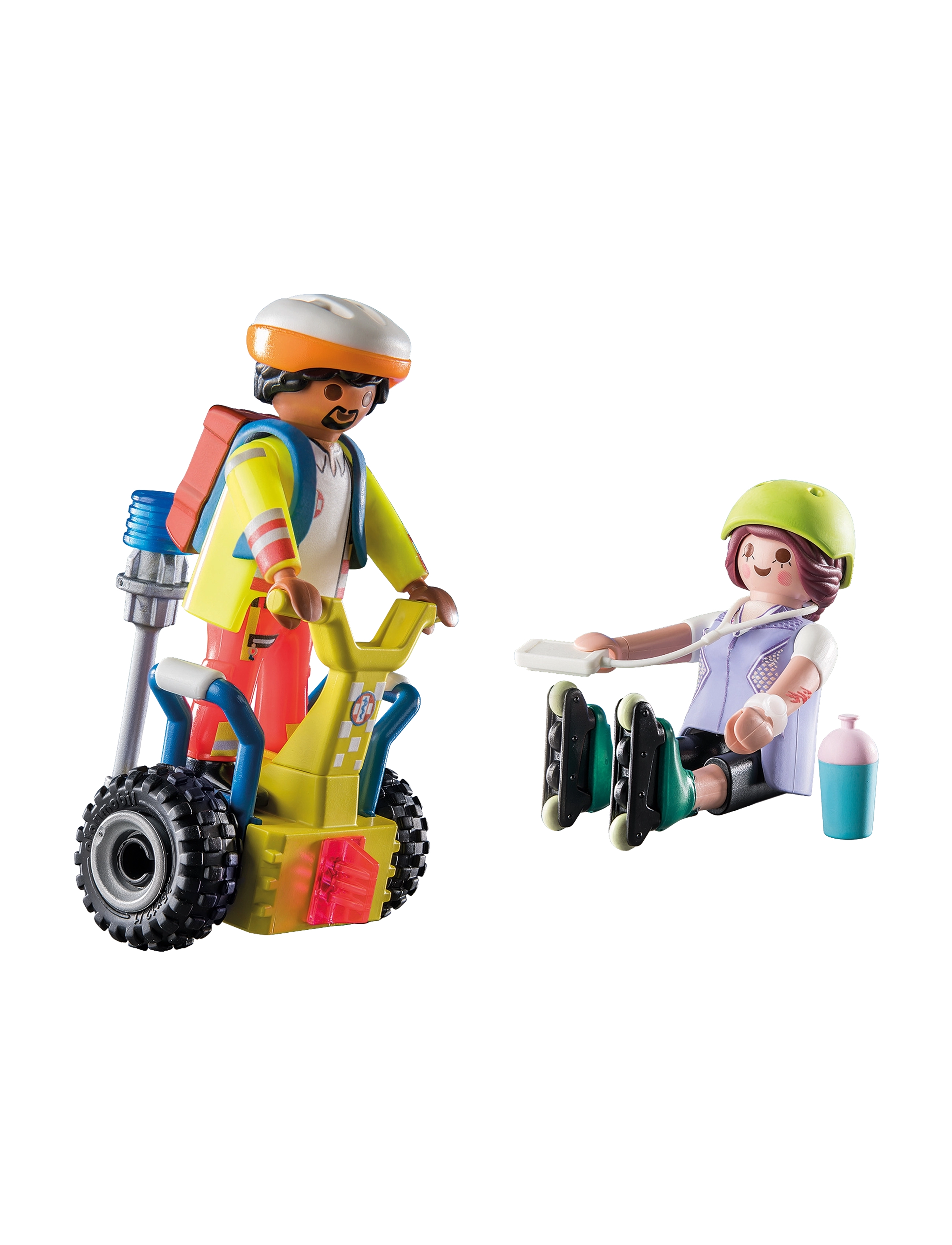 PLAYMOBIL Playmobil Starter Pack – Redning Med Balance-Racer - 71257 Patterned - One Size - Kinder