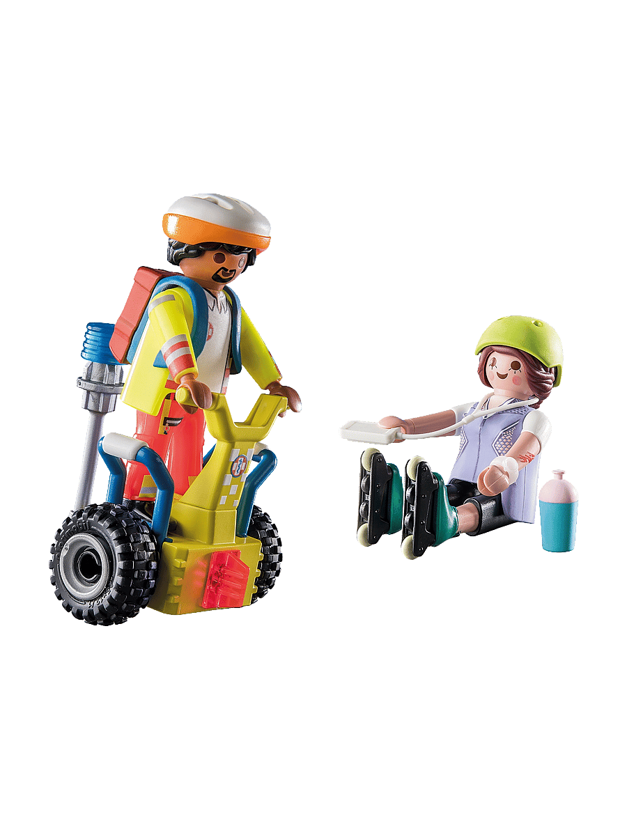 PLAYMOBIL - PLAYMOBIL Starter Pack Rescue with Balance Racer - 71257 - playmobil city life - multicolored - 1