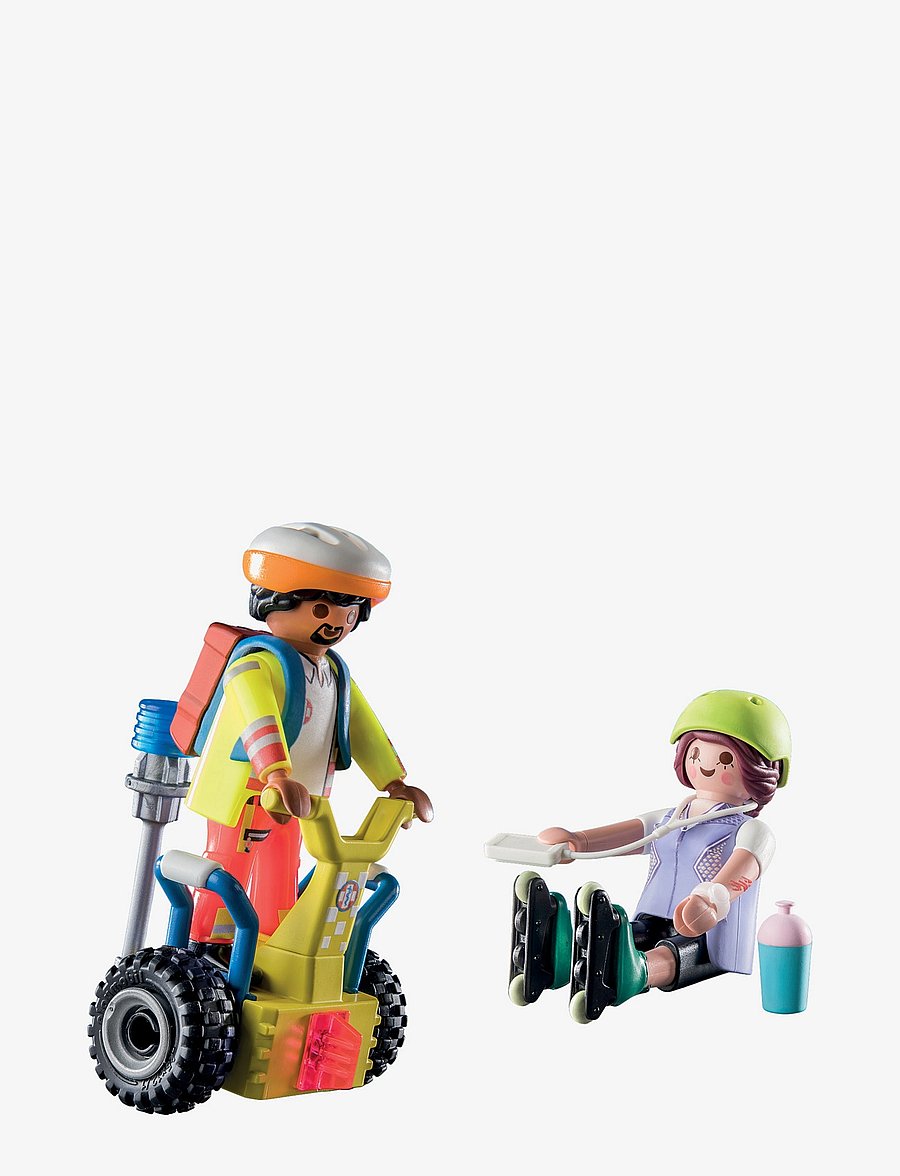 PLAYMOBIL - PLAYMOBIL Starter Pack Rescue with Balance Racer - 71257 - playmobil city life - multicolored - 2