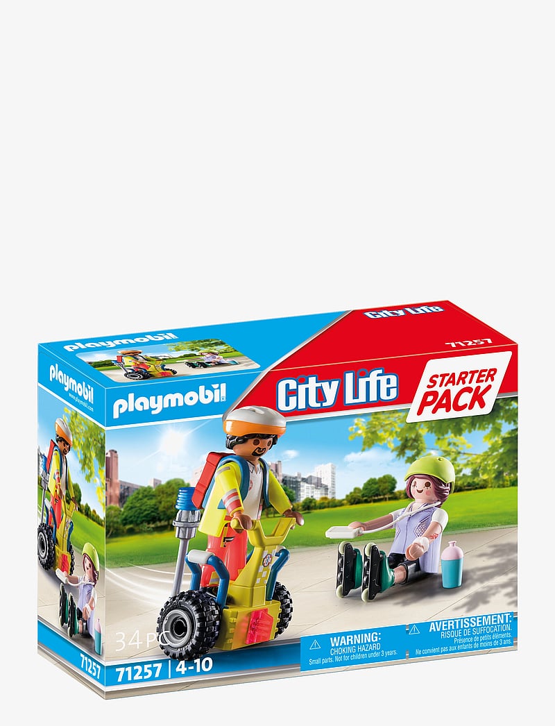 PLAYMOBIL - PLAYMOBIL Starter Pack Rescue with Balance Racer - 71257 - playmobil city life - multicolored - 2