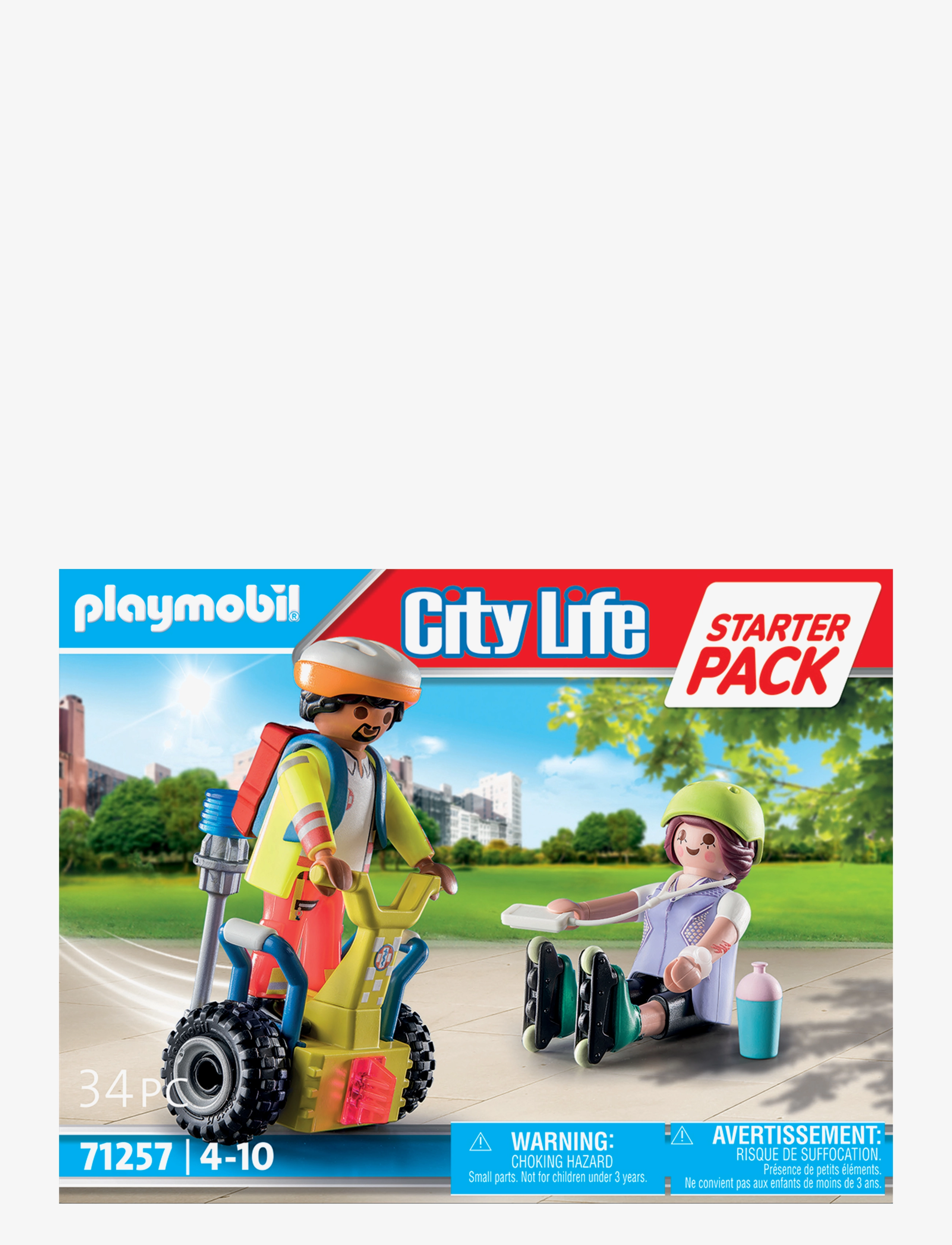PLAYMOBIL - PLAYMOBIL Starter Pack – redning med Balance-Racer - 71257 - playmobil city life - multicolored - 4