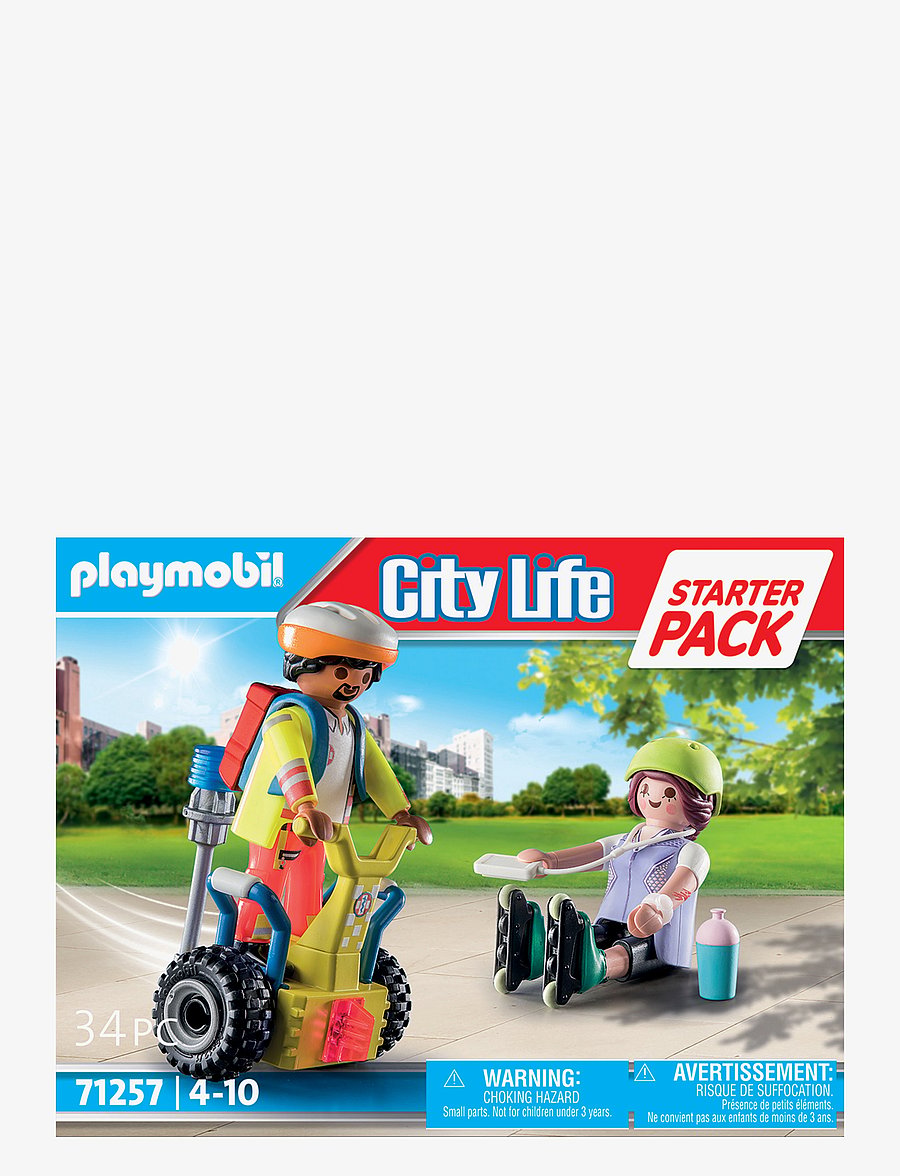 PLAYMOBIL - PLAYMOBIL Starter Pack Rescue with Balance Racer - 71257 - playmobil city life - multicolored - 4