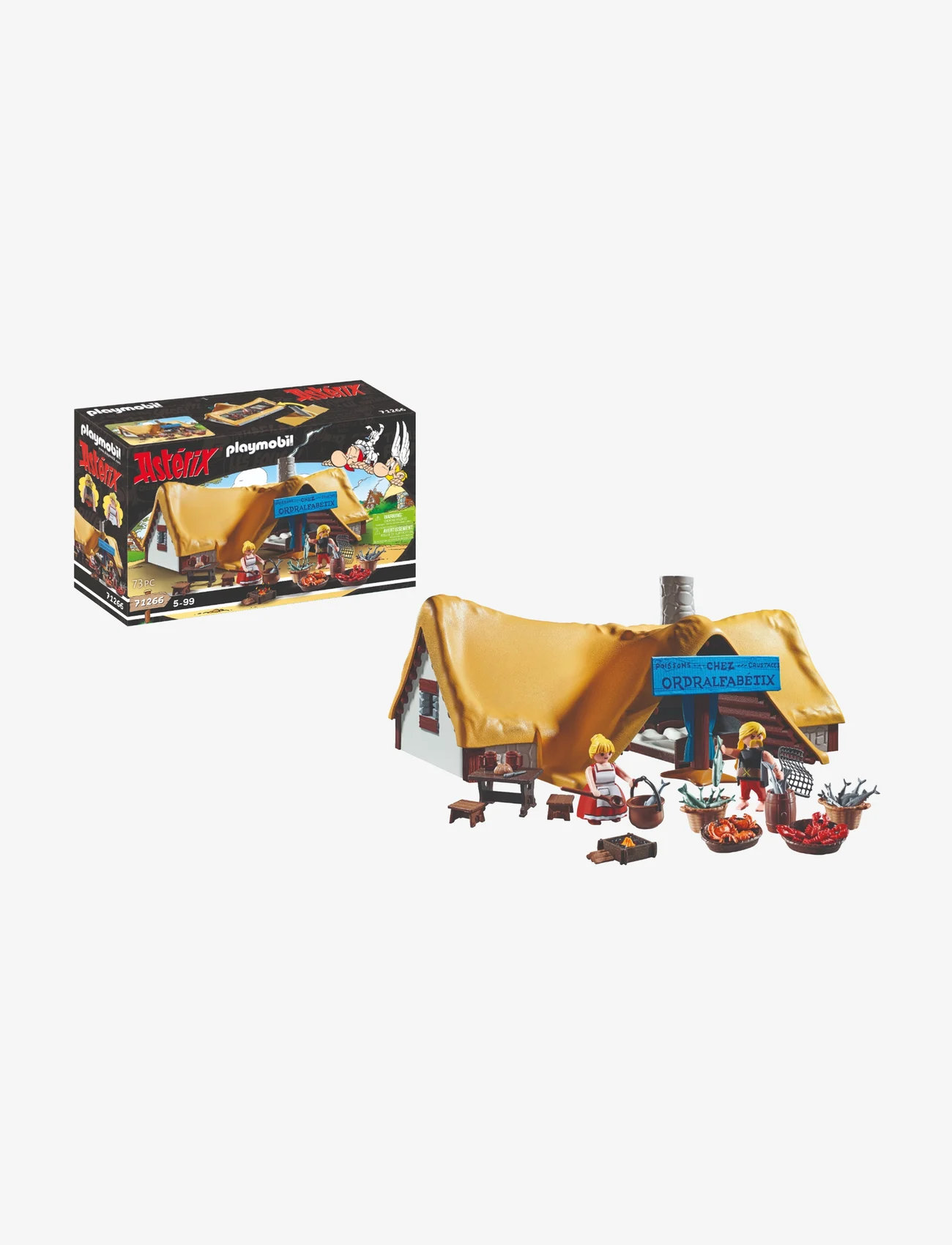 PLAYMOBIL - PLAYMOBIL Asterix: Crabbofix stuga - 71266 - födelsedagspresenter - multicolored - 0