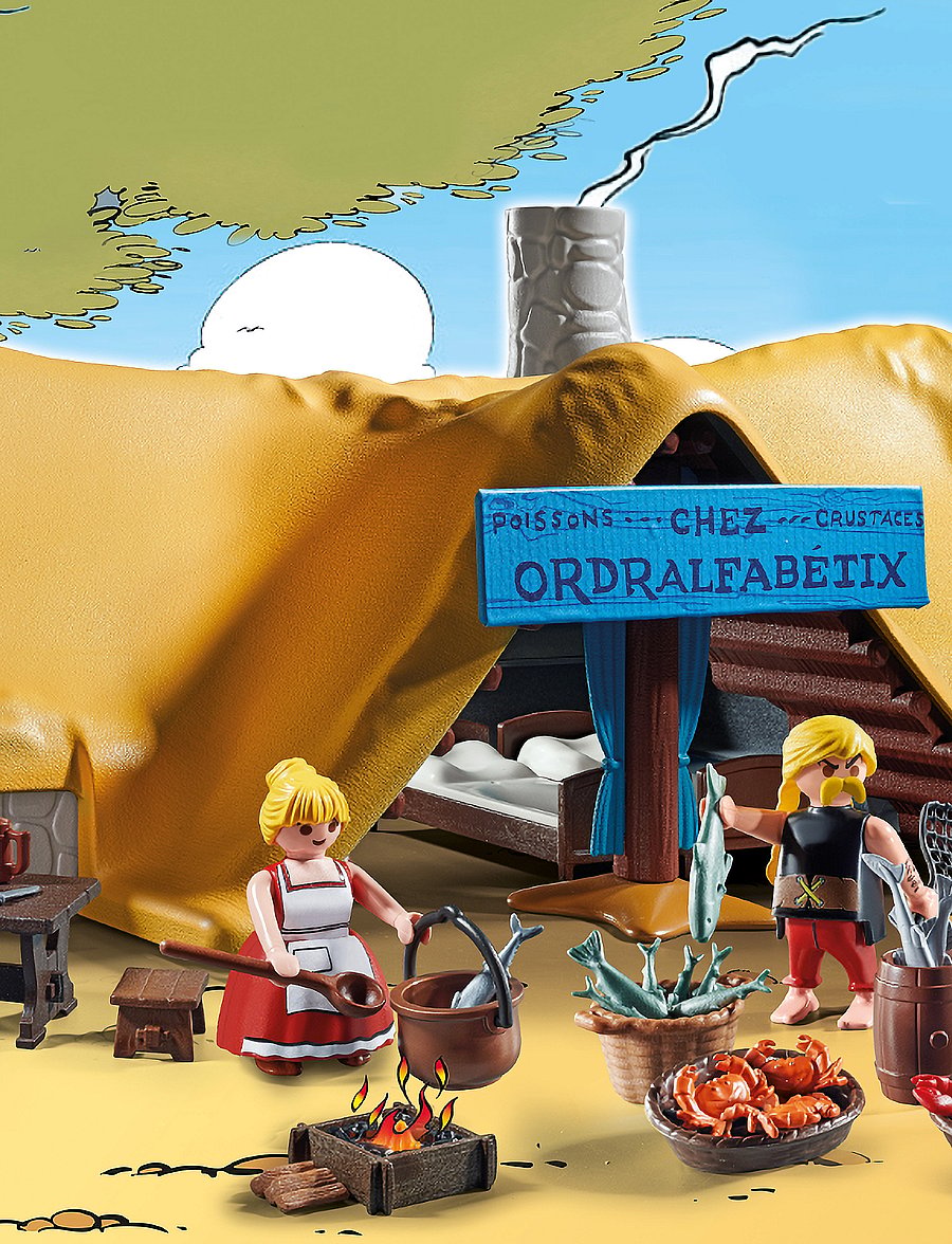 PLAYMOBIL - PLAYMOBIL Asterix: Unhygienix's Hut - 71266 - multicolored - 0