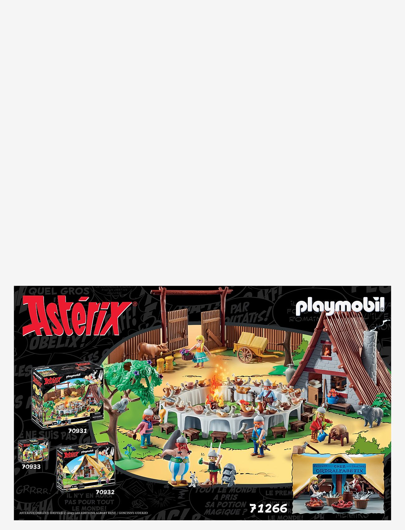 PLAYMOBIL - PLAYMOBIL Asterix: Hørmetix’ hytte - 71266 - playmobil asterix - multicolored - 4