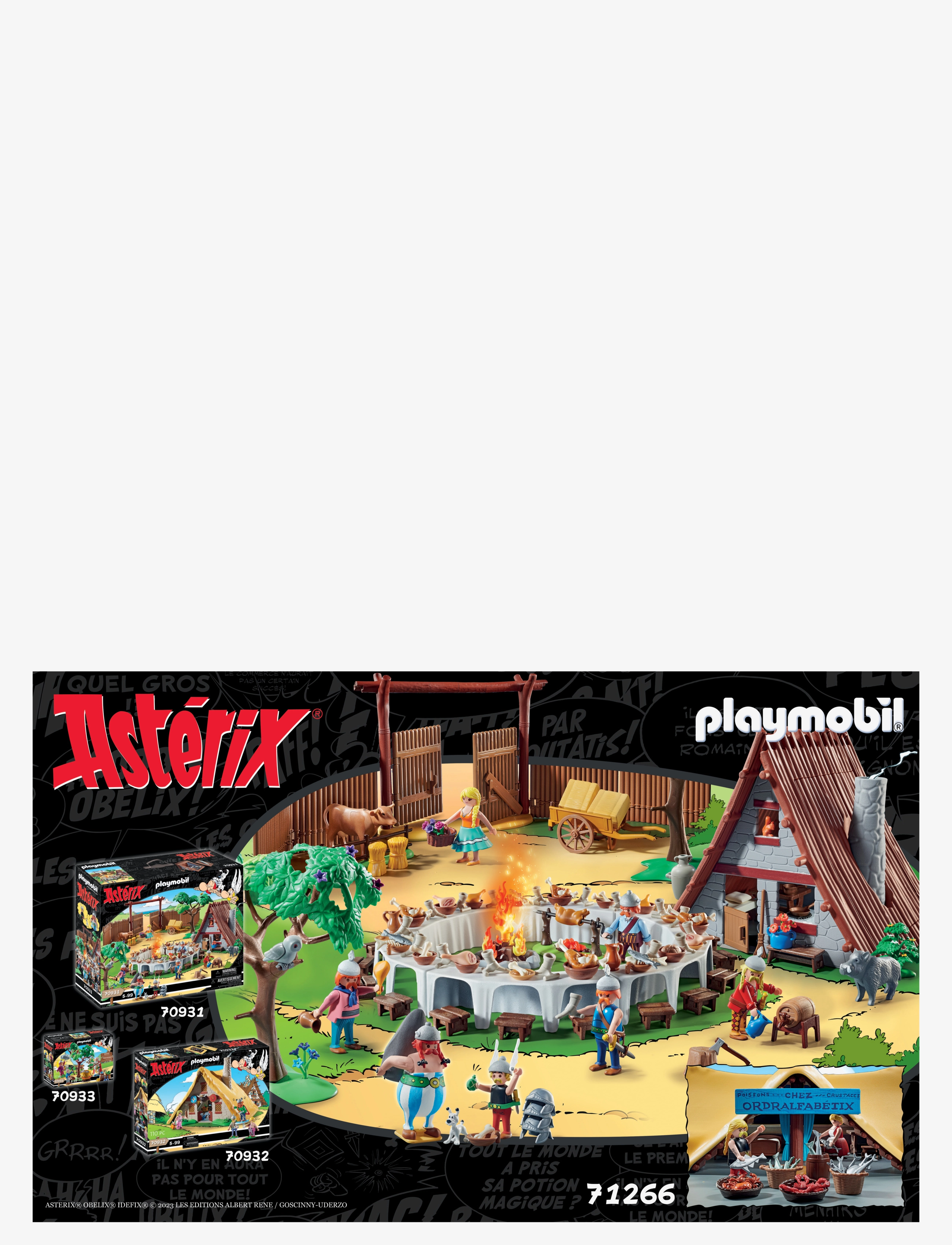 PLAYMOBIL - PLAYMOBIL Asterix: Hørmetix’ hytte - 71266 - multicolored - 4