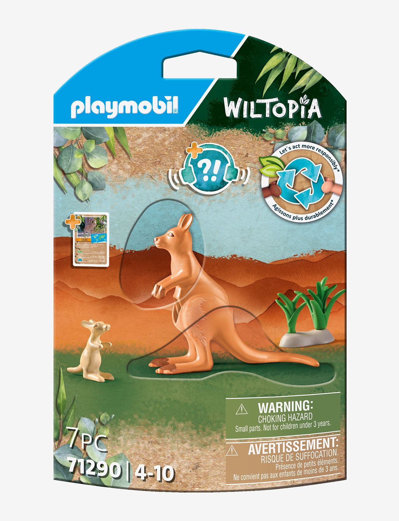 PLAYMOBIL - PLAYMOBIL WILTOPIA - Känguru med unge - 71290 - playmobil wiltopia - multicolored - 1