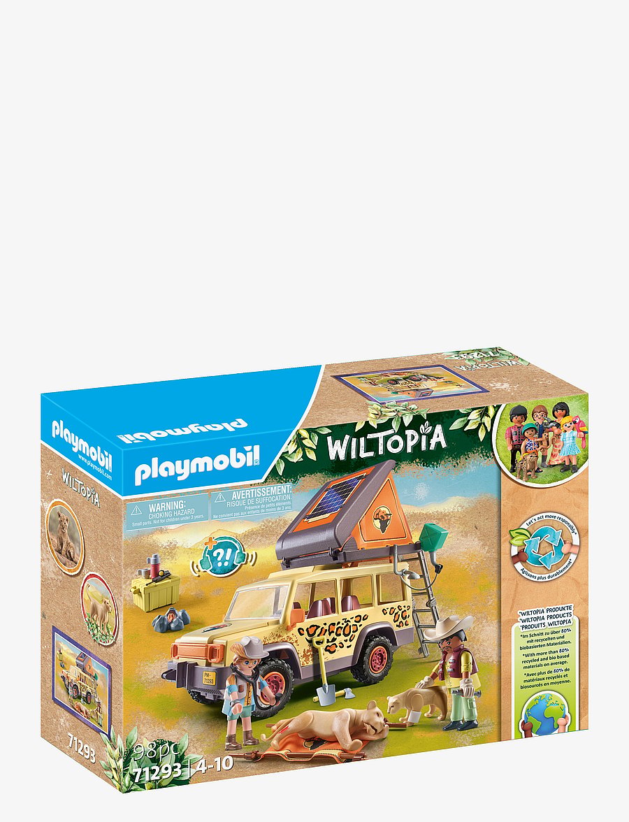 PLAYMOBIL - PLAYMOBIL Wiltopia - Cross-Country Vehicle with Lions - 71293 - multicolored - 1
