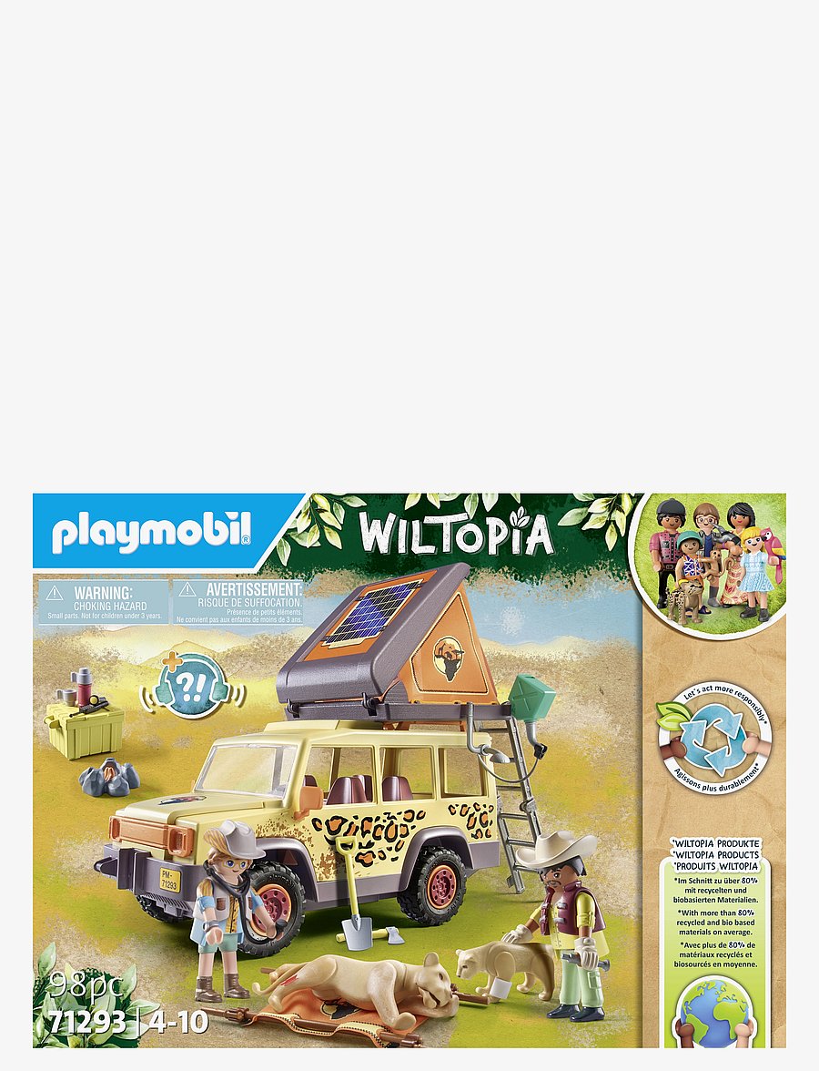 PLAYMOBIL - PLAYMOBIL Wiltopia - Cross-Country Vehicle with Lions - 71293 - multicolored - 3