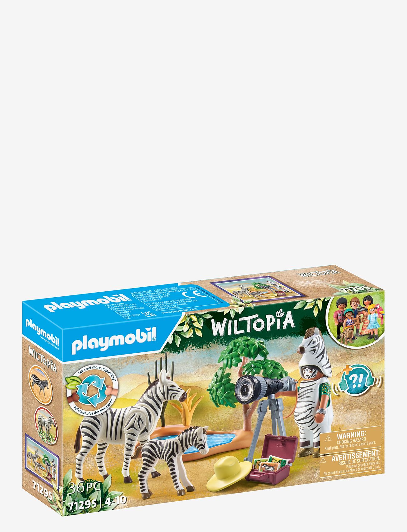 PLAYMOBIL - PLAYMOBIL Wiltopia - Animal Photographer - 71295 - playmobil wiltopia - multicolored - 0