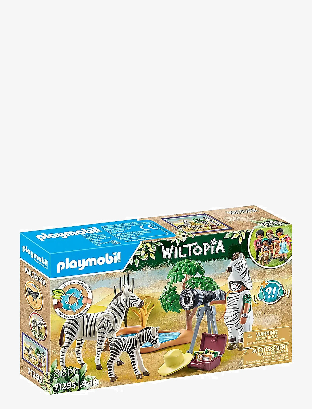 PLAYMOBIL - PLAYMOBIL Wiltopia - På farten med dyrefotografen - 71295 - playmobil wiltopia - multicolored - 2