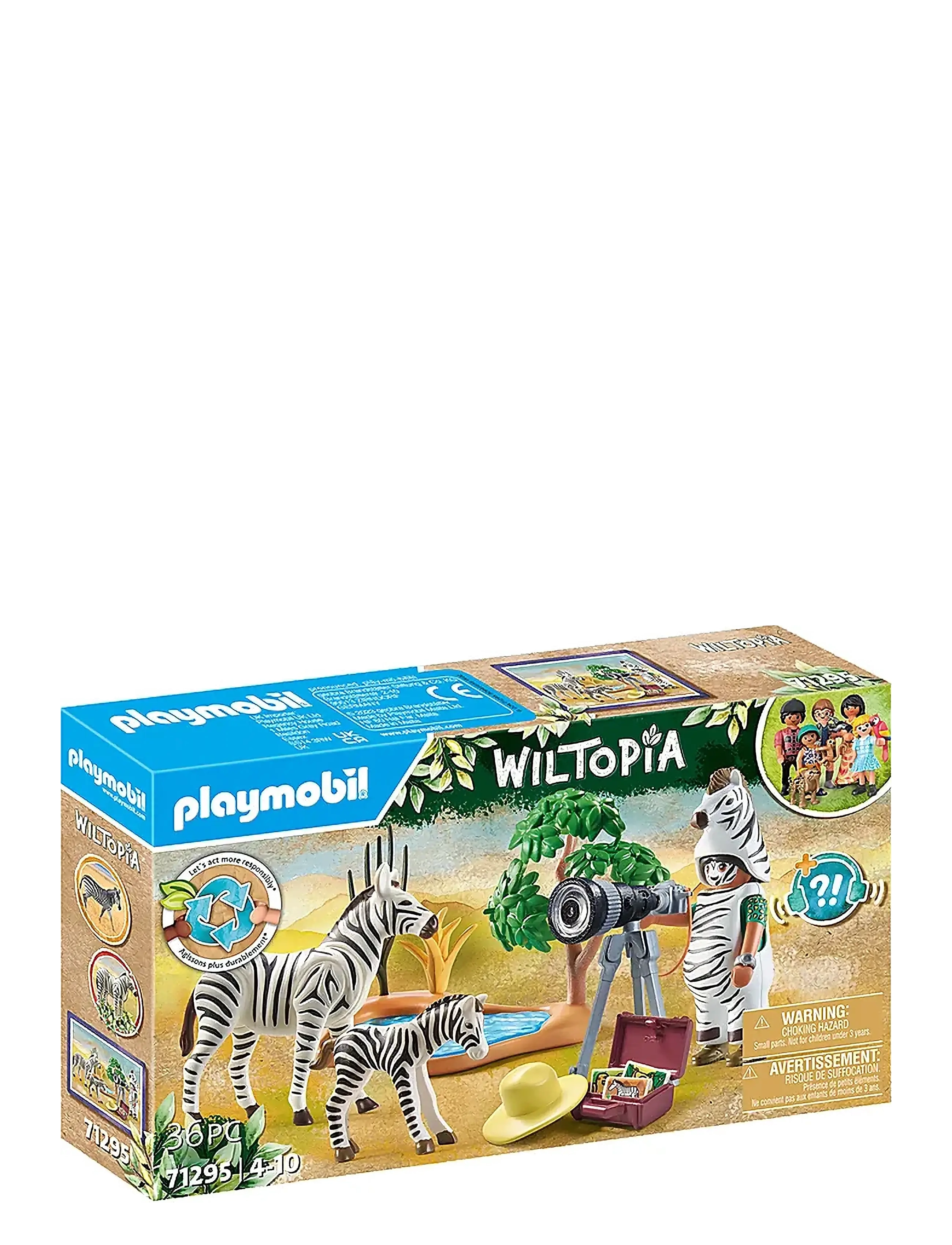 PLAYMOBIL - PLAYMOBIL Wiltopia - På farten med dyrefotografen - 71295 - playmobil wiltopia - multicolored - 2