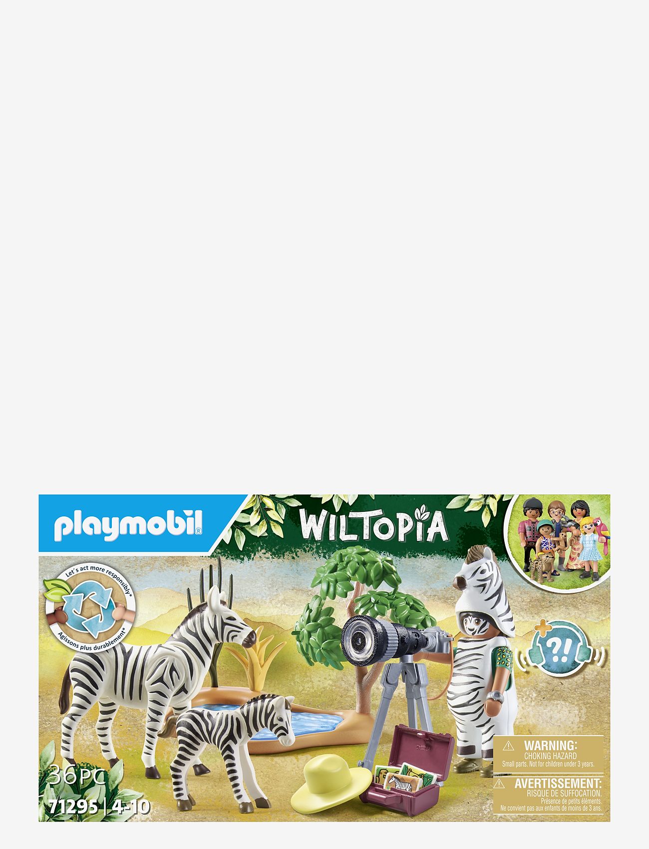 PLAYMOBIL - PLAYMOBIL Wiltopia - På farten med dyrefotografen - 71295 - playmobil wiltopia - multicolored - 3