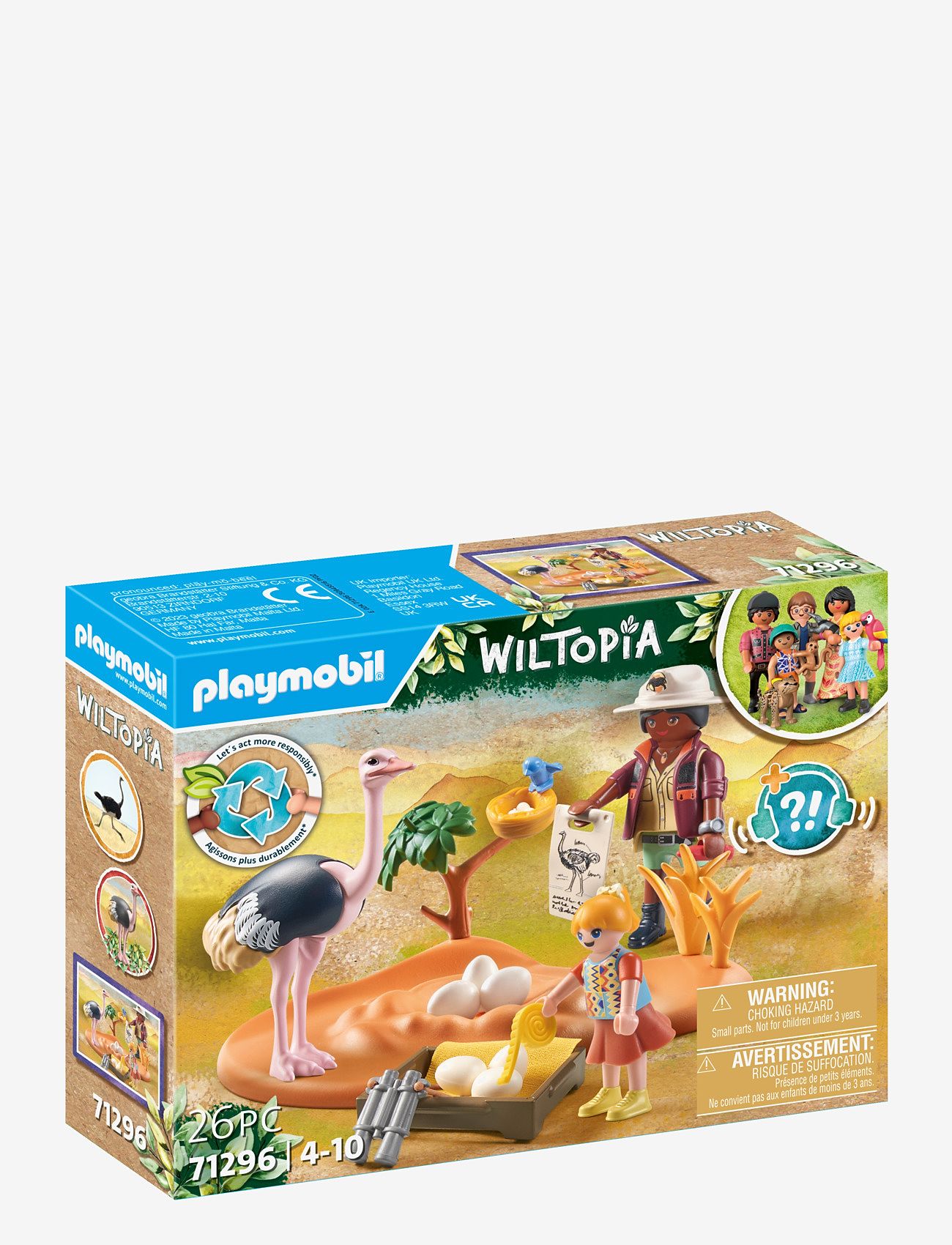 PLAYMOBIL - PLAYMOBIL Wiltopia - Ostrich Keepers - 71296 - playmobil wiltopia - multicolored - 0