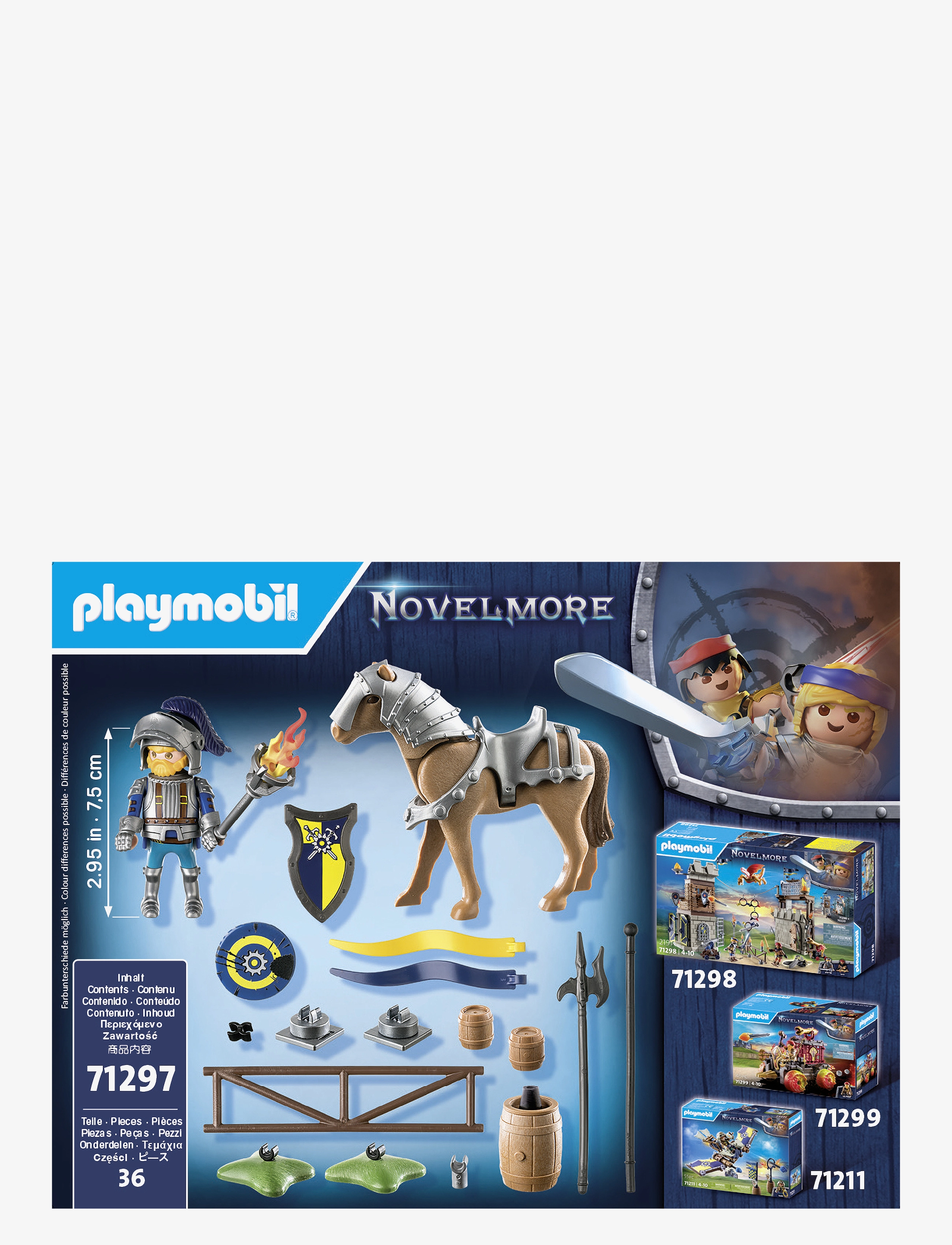 PLAYMOBIL - PLAYMOBIL Novelmore - Medieval Jousting Area - 71297 - playmobil novelmore - multicolored - 4