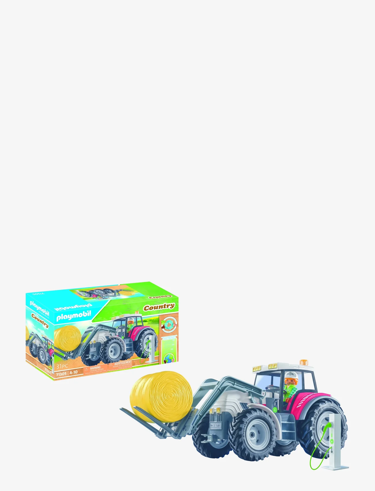 PLAYMOBIL - PLAYMOBIL Country Stor traktor - 71305 - playmobil country - multicolored - 0