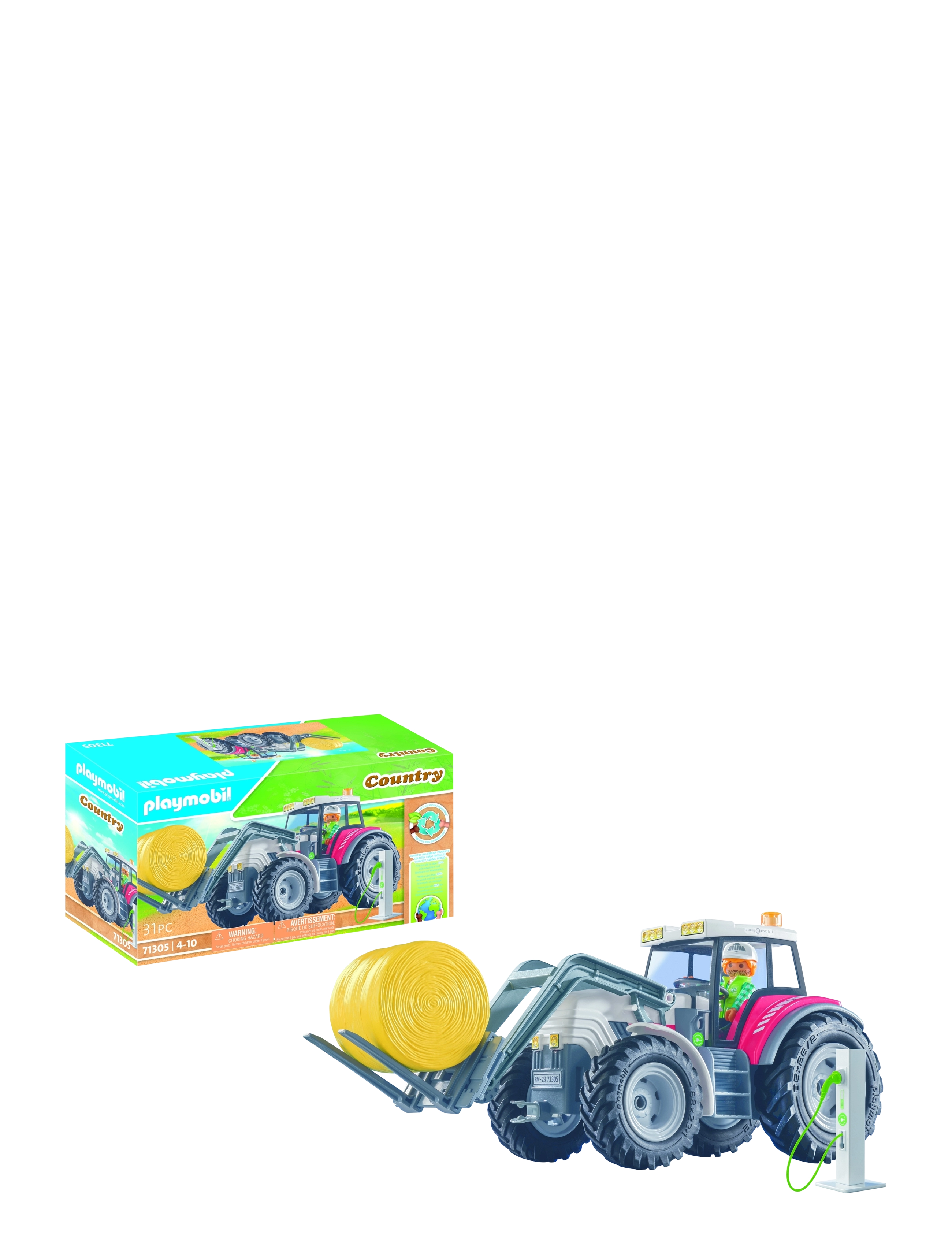 PLAYMOBIL PLAYMOBIL Country Stor traktor - 71305 - Leksaker - MULTICOLORED / multi