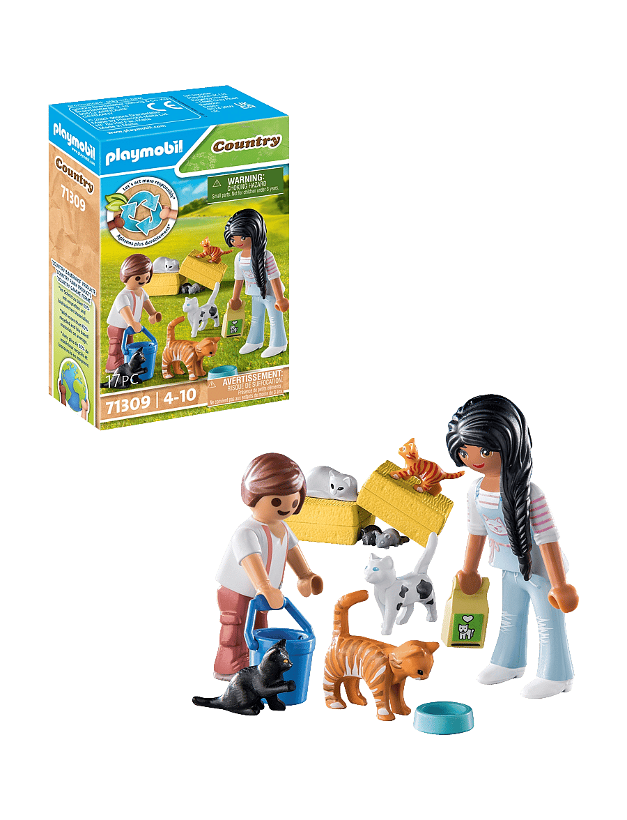 PLAYMOBIL - PLAYMOBIL Country Cat Family - 71309 - multicolored - 0