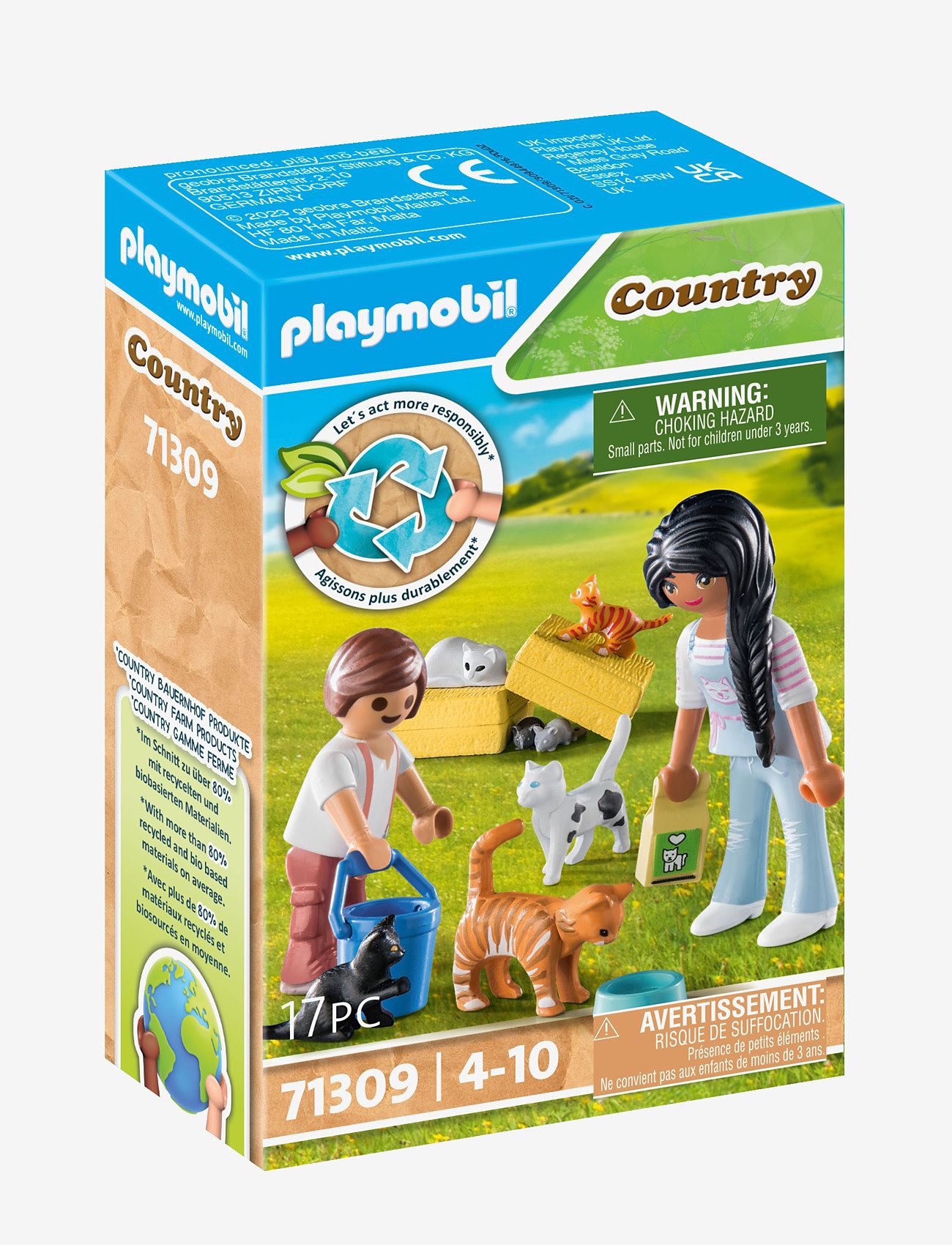 PLAYMOBIL - PLAYMOBIL Country Kattefamilie - 71309 - playmobil country - multicolored - 1