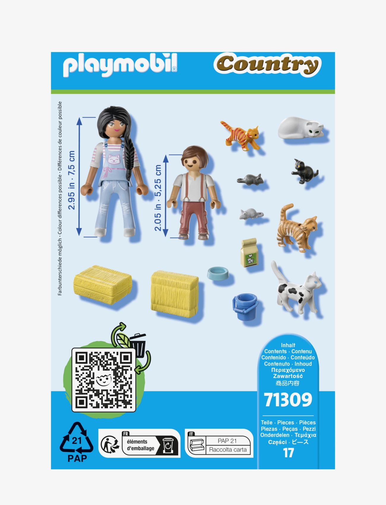 PLAYMOBIL - PLAYMOBIL Country Cat Family - 71309 - multicolored - 3