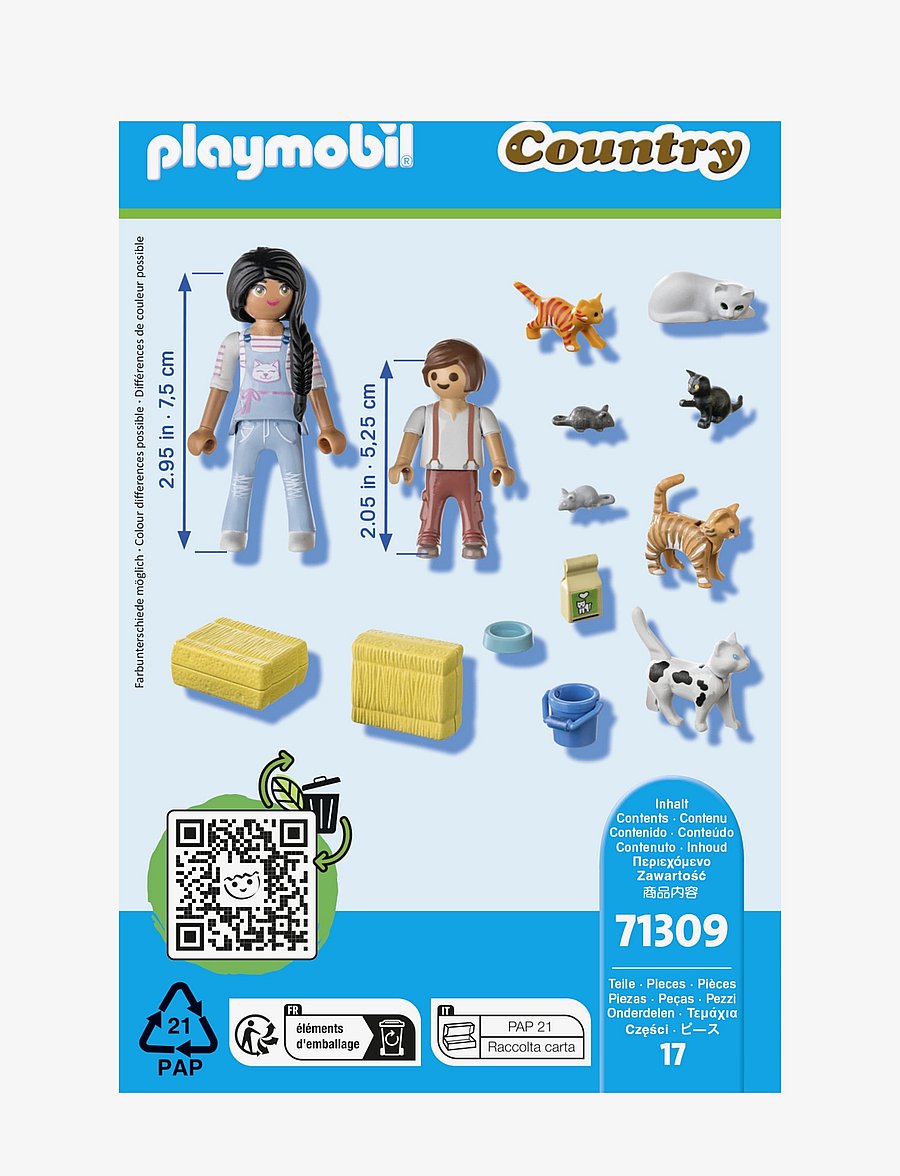 PLAYMOBIL - PLAYMOBIL Country Cat Family - 71309 - multicolored - 3